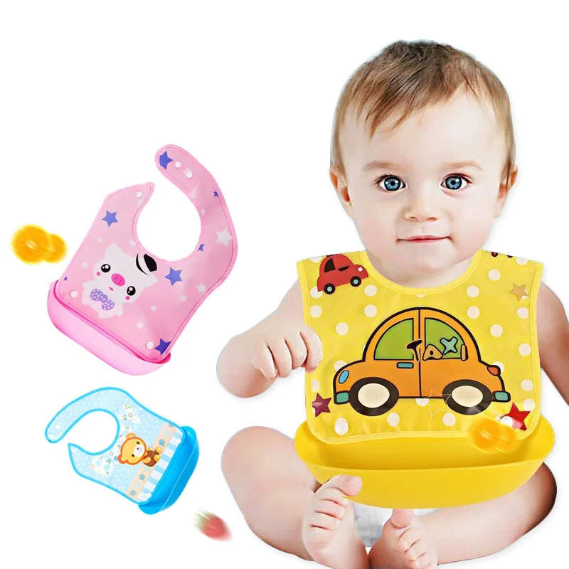 Kids Waterproof Baby Bibs