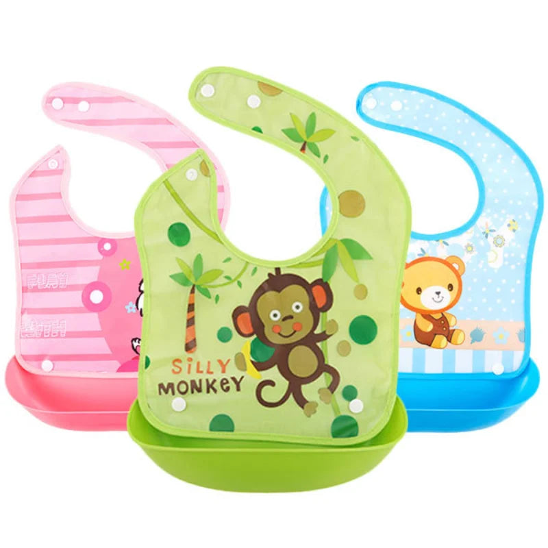 Kids Waterproof Baby Bibs